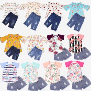 Children’s Jeans and T-Shirt Set - Mixed Sizes